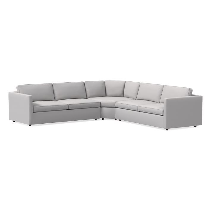 Harris L Shaped Wedge Sectional | West Elm (US)