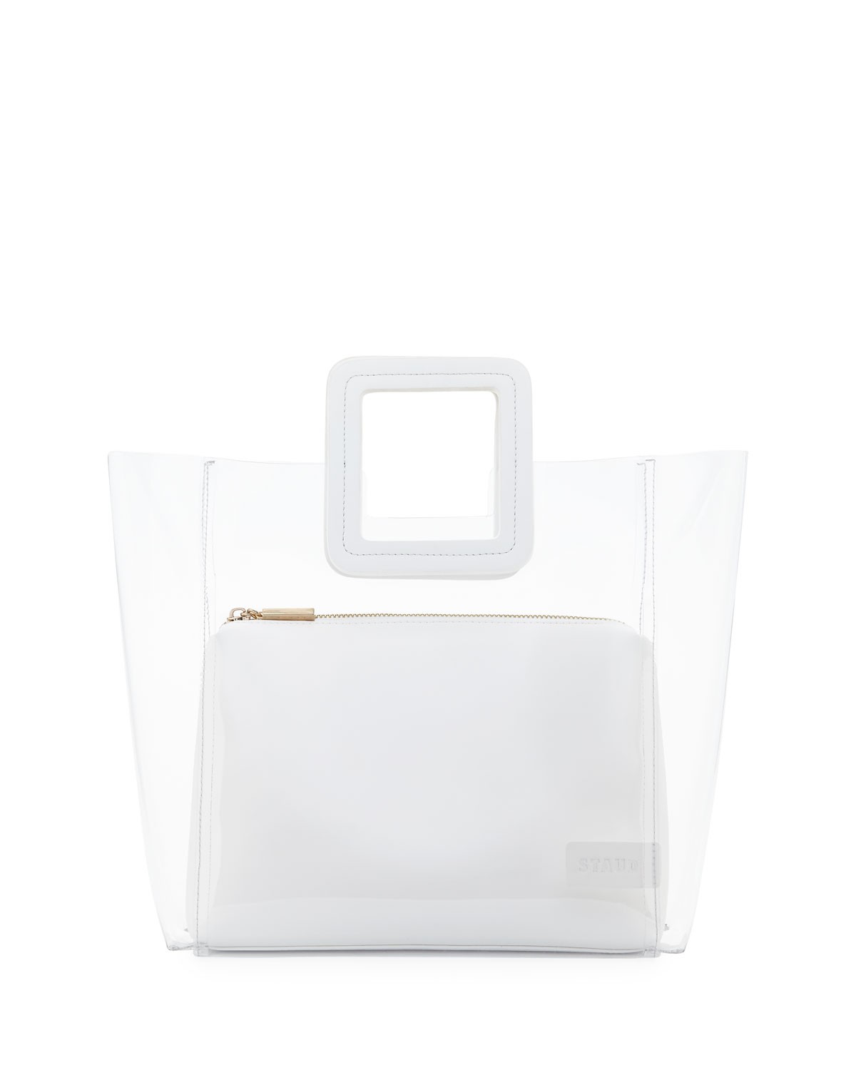 PVC and Leather Shirley Tote Bag | Bergdorf Goodman