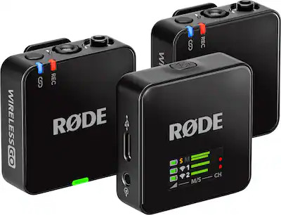 RØDE - WIRELESS GO (GEN 3) Compact Wireless Microphone System - Black | Best Buy U.S.