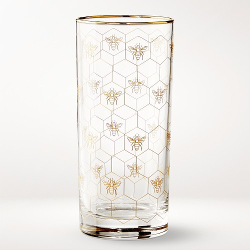 Honeycomb Highball Glasses, Set of 4 | Williams-Sonoma