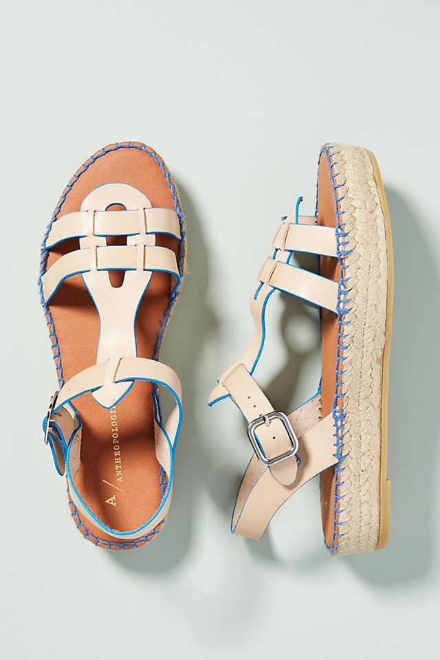 Flatform Espadrille Fisherman Sandals | Anthropologie (US)