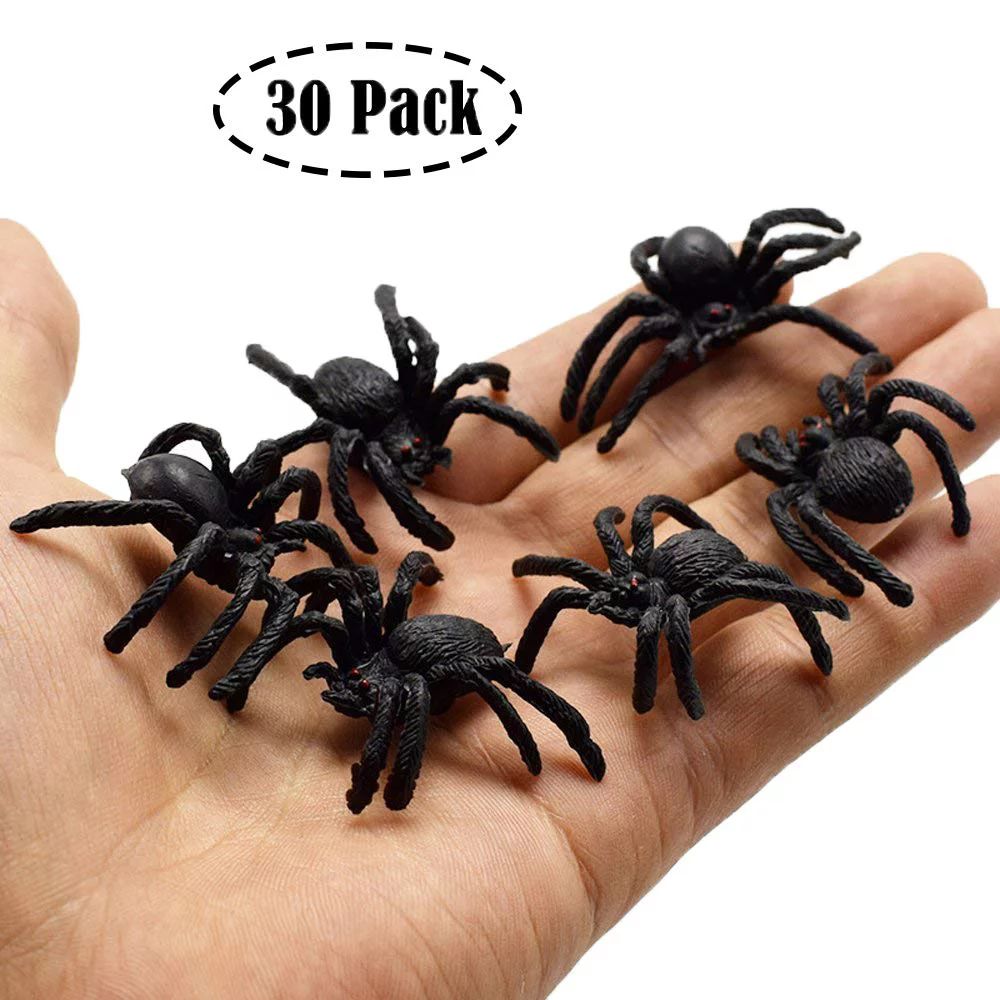 Muzboo Realistic Plastic Spider Toys,Halloween Prank Props,Small Size funny Halloween Decorations... | Walmart (US)
