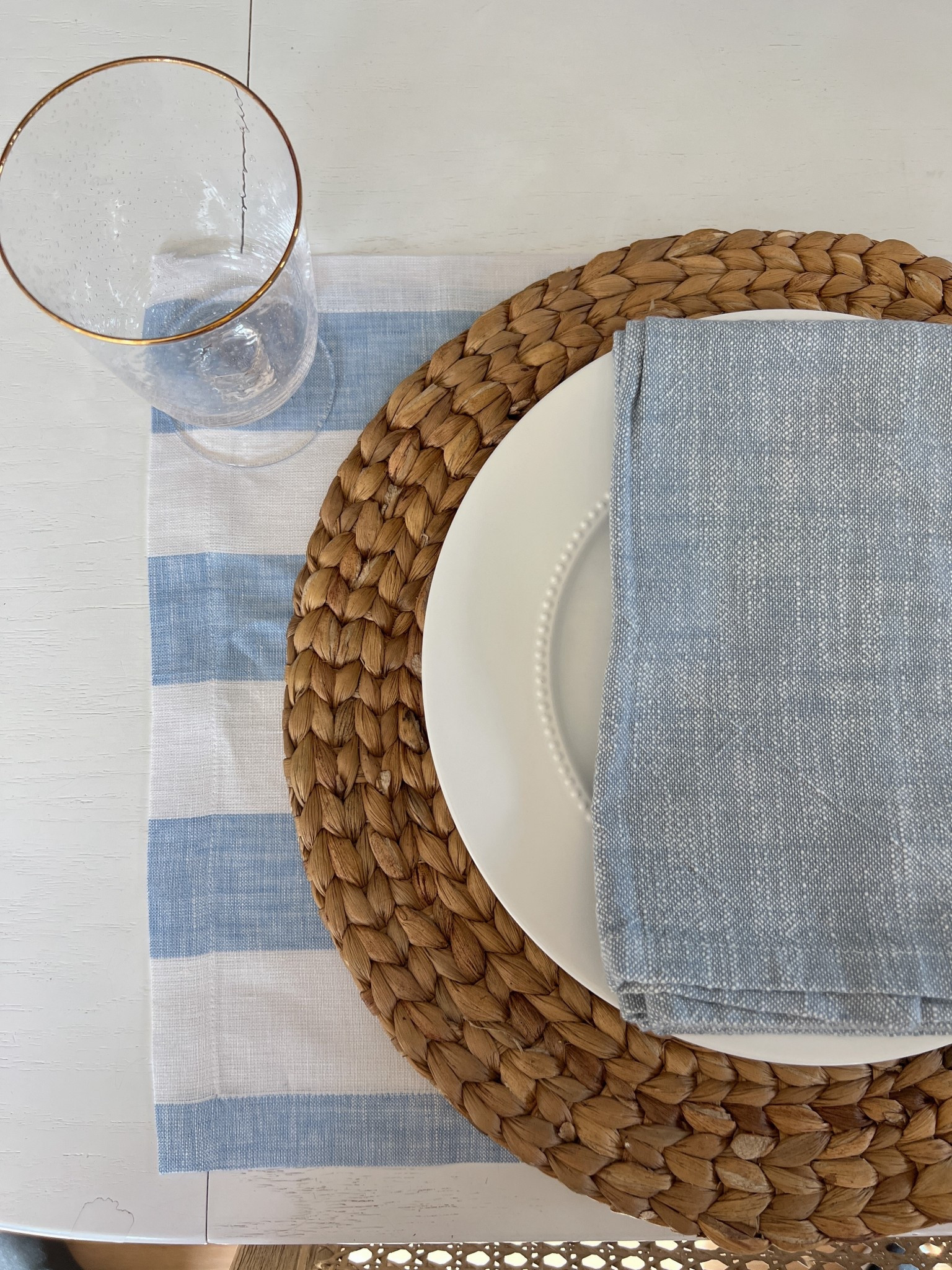 Get the perfect coastal tablescape with some blue and white decorative pieces! They're so classy to look at.
Dinner party, hosting, tableware, table setting, hostess essentials, table design

#LTKU #LTKHome #LTKSeasonal