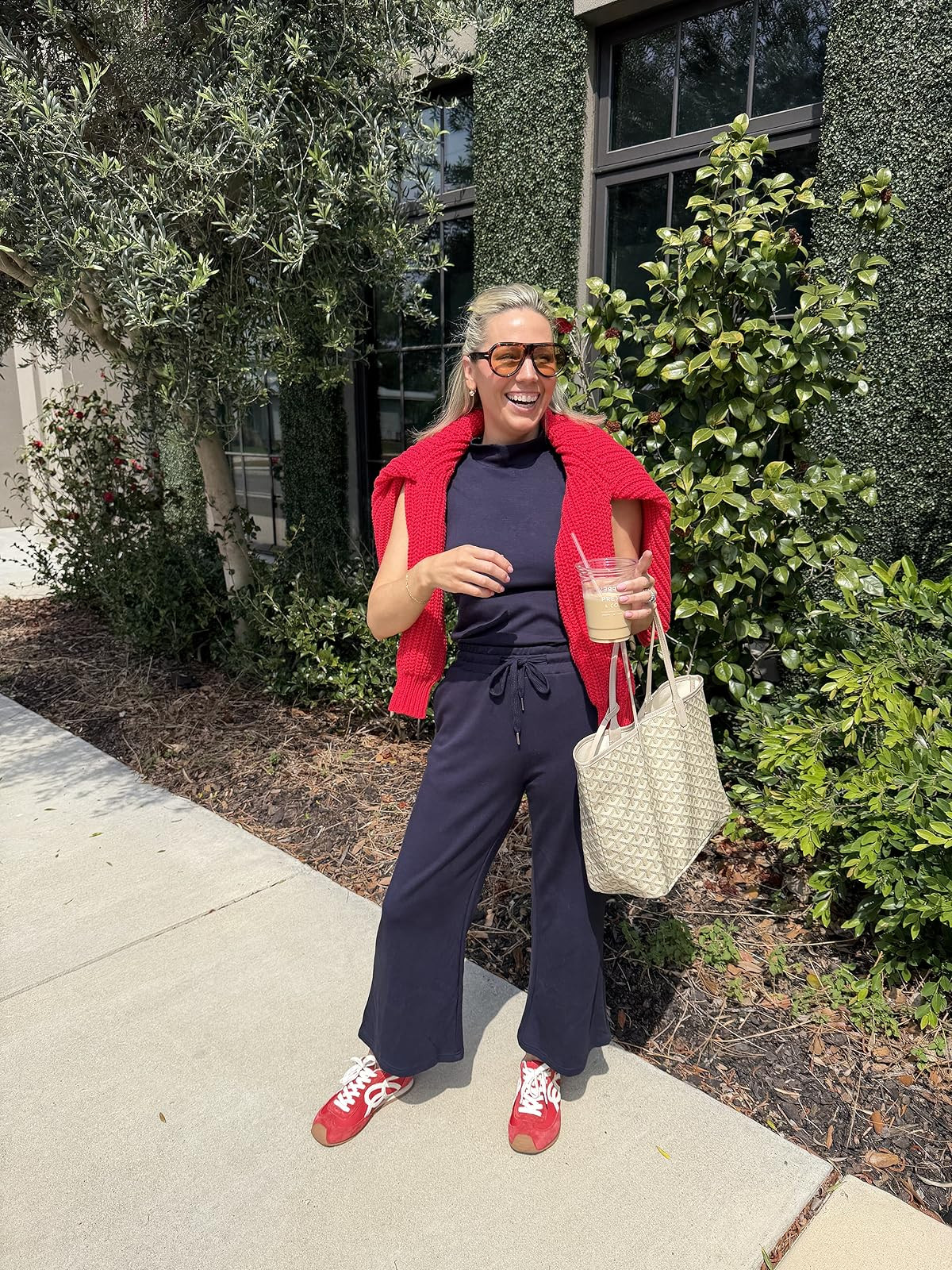 Amazon set and it's on sale!!! Wearing small in both the set and cardigan... bag is out of stock but fingers crossed it comes back soon!! 

 #LTKdayinmylife #LTKootd #LTKmomlife