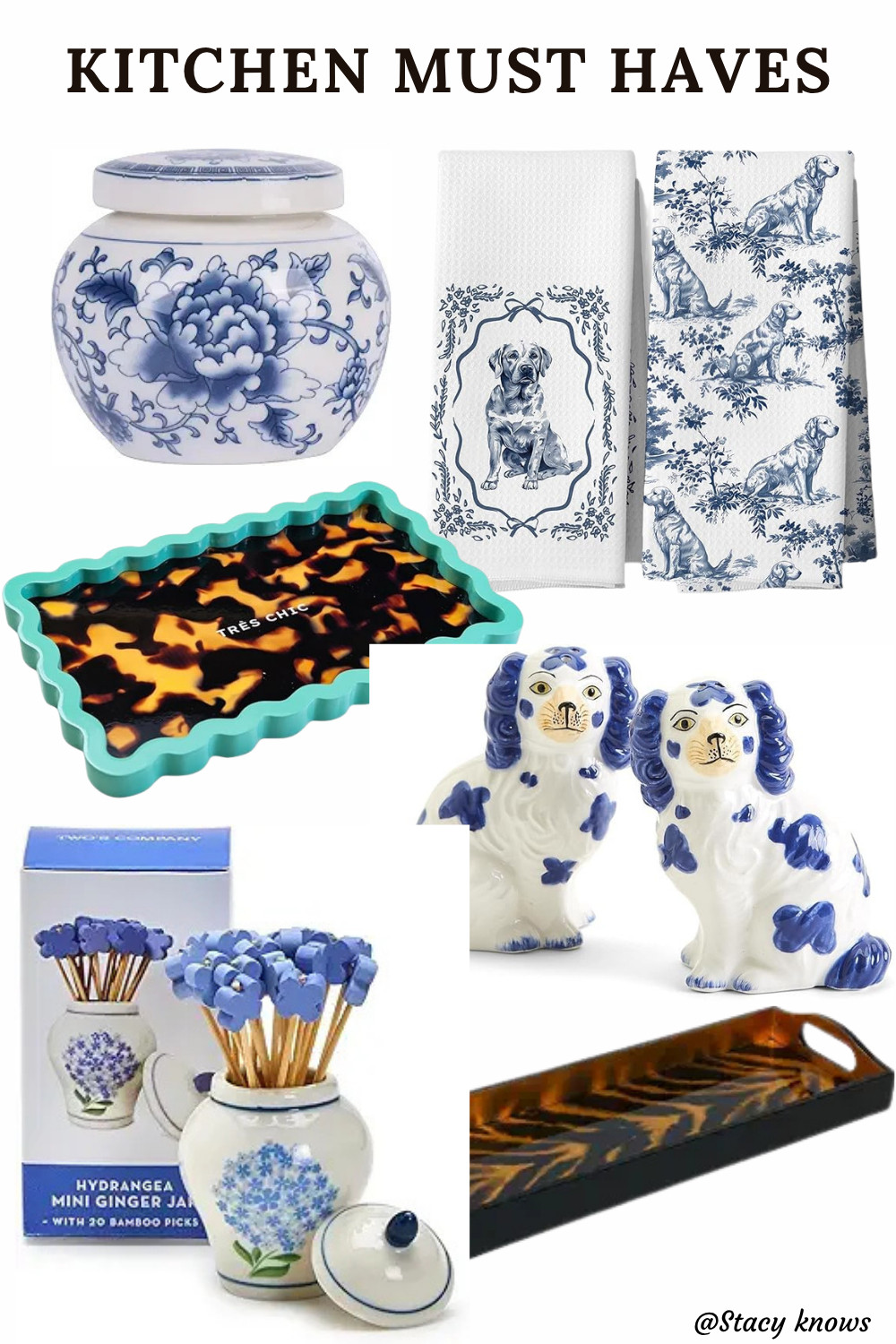 Elevate your kitchen and hosting game with these chic, curated essentials! From timeless blue and white ginger jars to the most charming dog salt and pepper shakers, these details bring instant warmth and personality to your countertops. Perfect for styling your space or gifting. Shop the look via the link!

#LTKhome #KitchenMustHaves #KitchenDecor #GingerJar #HomeStyling #ChicKitchen #HostessGifts #InteriorDetails 

 #LTKHome