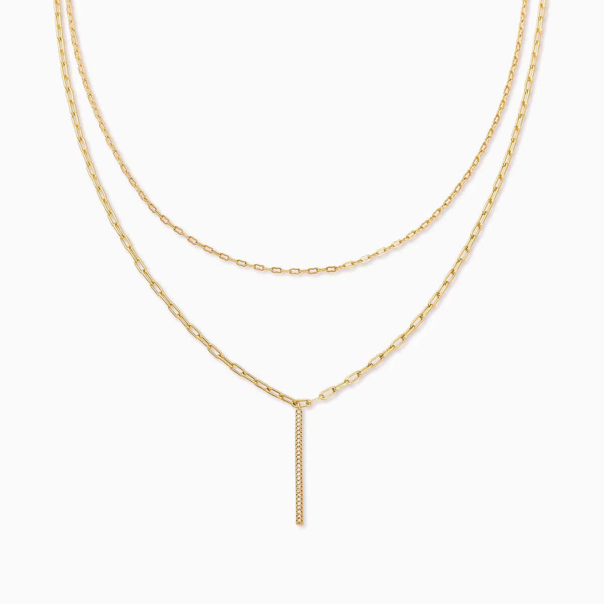 Simple Double Chain Necklace | Uncommon James