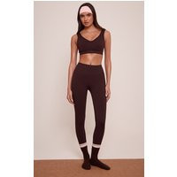 PLT Chocolate Seamless Scrunch Bum Leggings | PrettyLittleThing UK