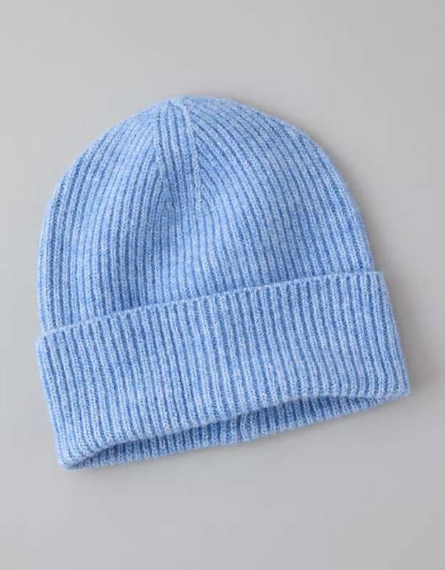 AE Cozy Ribbed Beanie | American Eagle Outfitters (US & CA)