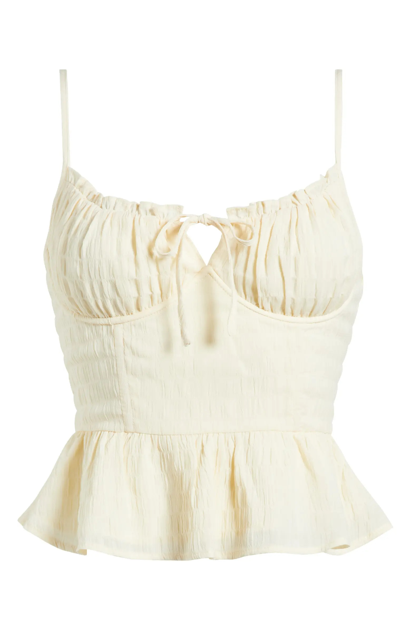 Peplum Bustier Camisole | Nordstrom