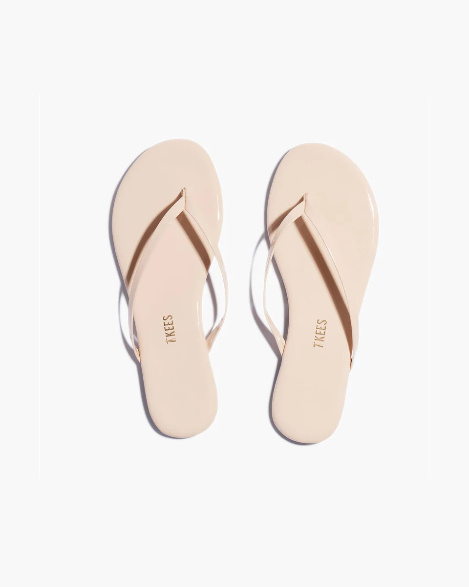 Lily Glosses in Linen | Flip-Flops | Women's Footwear | TKEES