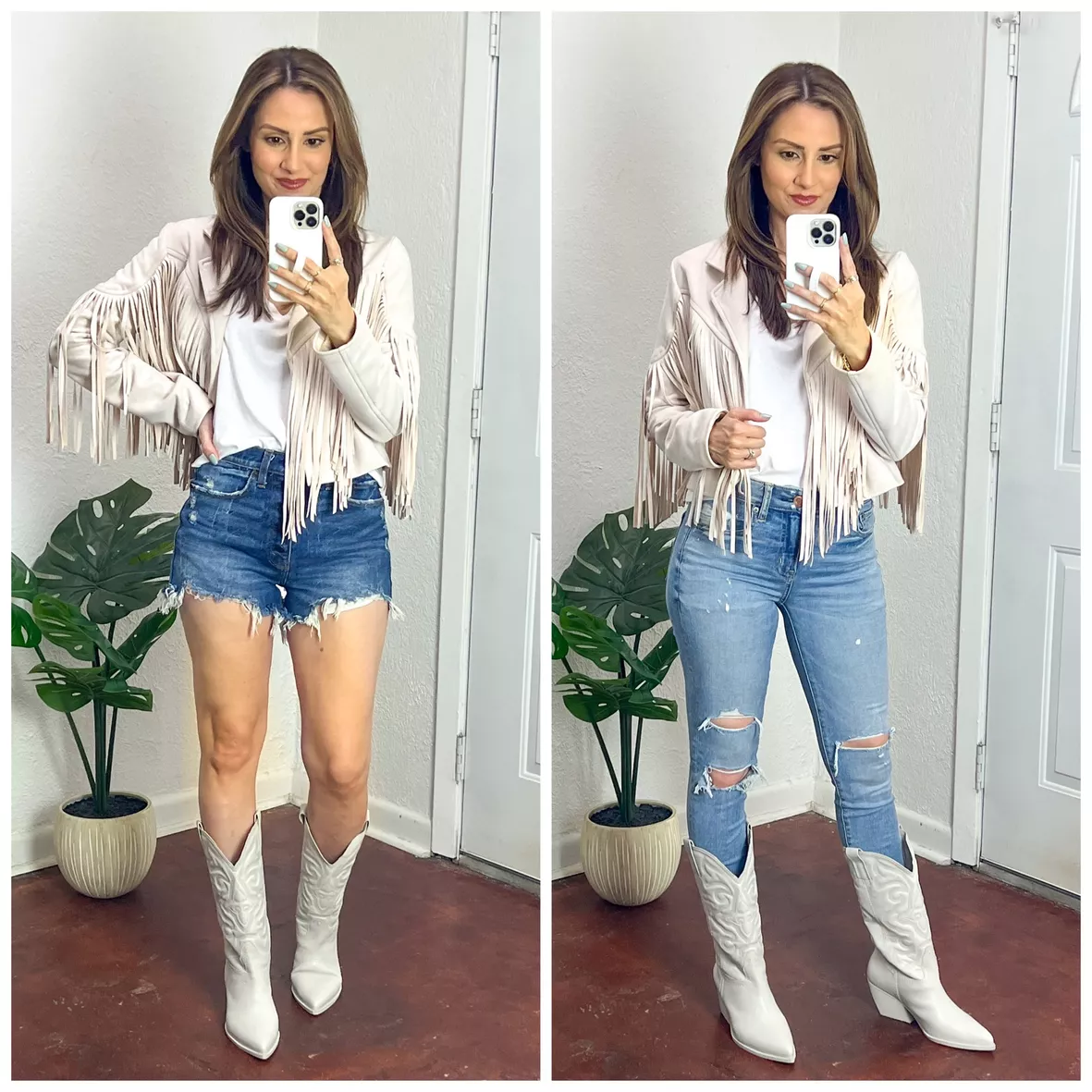 ways to wear white booties for fall winter themichellewest fashion
