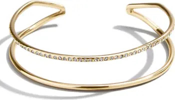 BaubleBar Pavé Double Cuff Bracelet | Nordstrom | Nordstrom