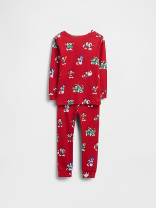 Gap × Disney Kids & Baby Organic Brushed Cotton Holiday PJ Set | Gap (US)