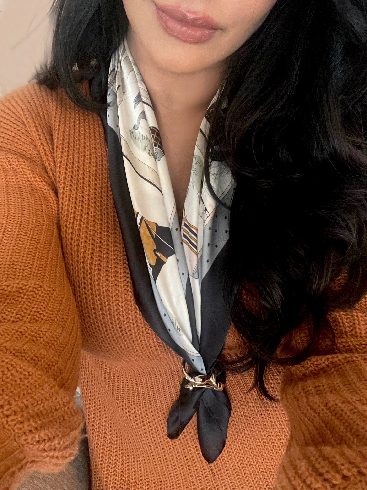 Hermes scarf ring #hermes #style