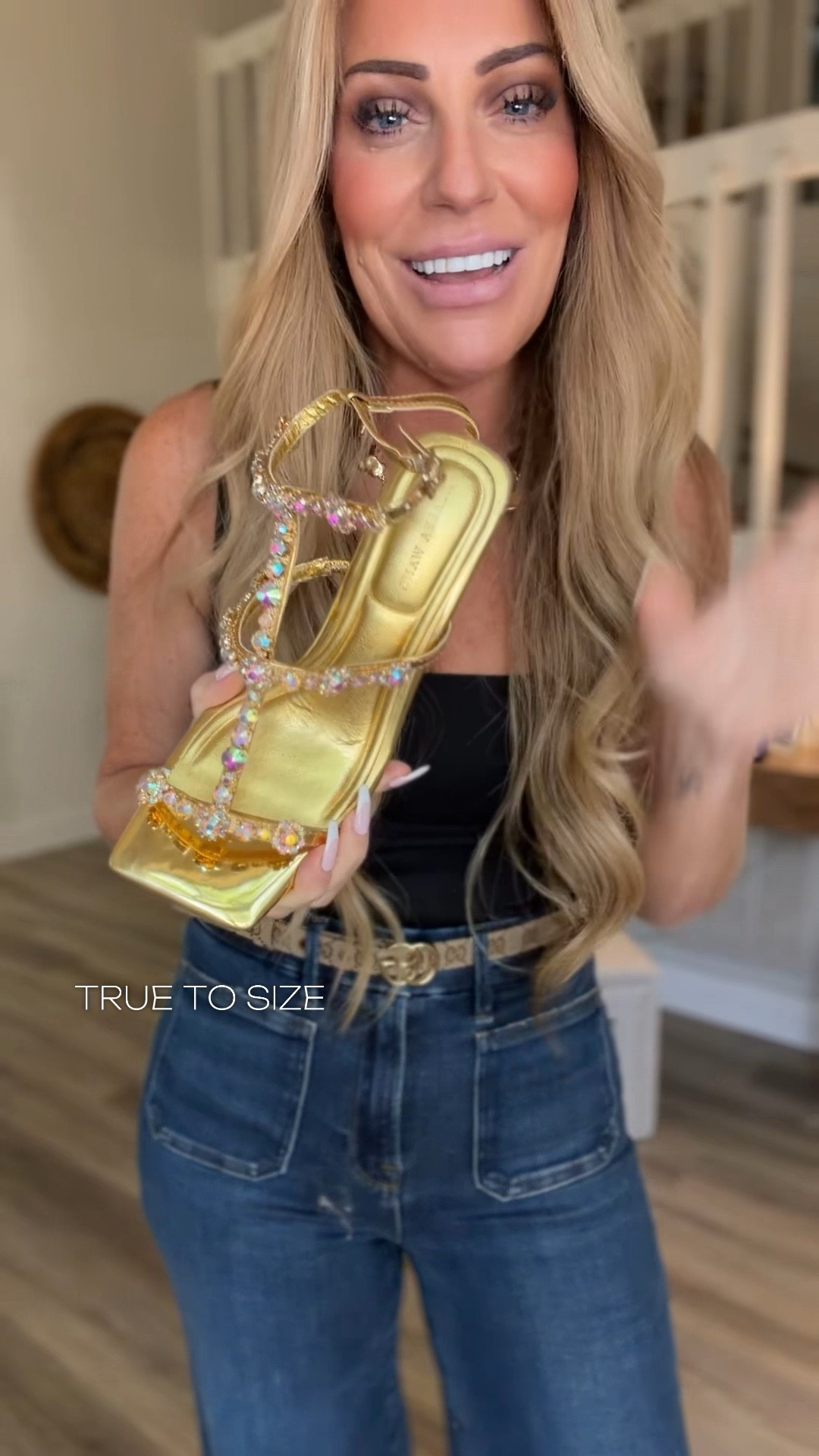 Okay but these Azalea Wang heels… sooo good ✨ the sparkle is insane and they literally make any outfit feel dressed up. Perfect for a night out or when you just want a little extra glam. 

#AzaleaWang #SparkleHeels #GoingOutShoes #StatementStyle #sexyheels

#LTKPetite #LTKPlusSize #LTKMidsize