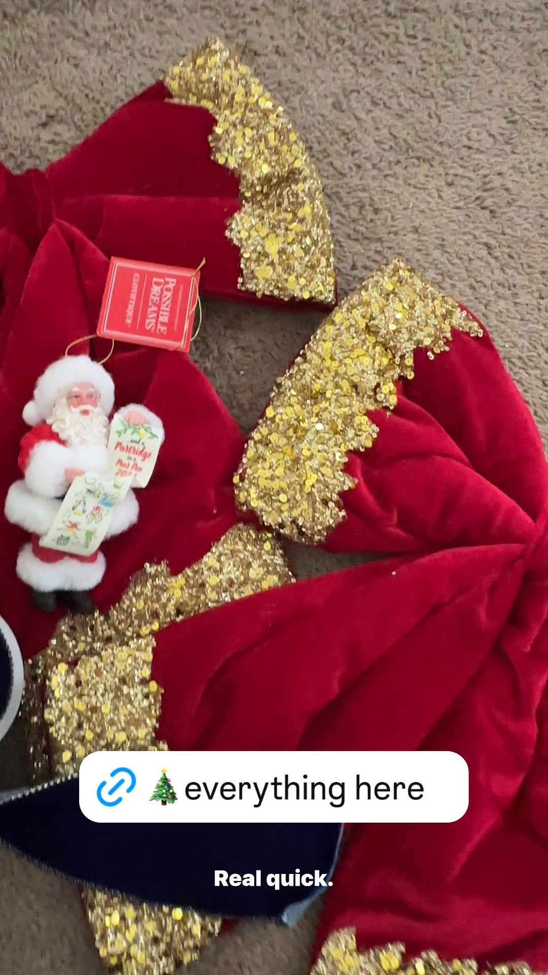 classic red Santa ornament | 2024 holiday decor | red and white Christmas decorations | Southern Living velvet double sided 4” wired ribbon | blue and white chinoiserie holiday decor | XL oversized red velvet bow ornament stuffers

#LTKHome #LTKSeasonal #LTKHoliday