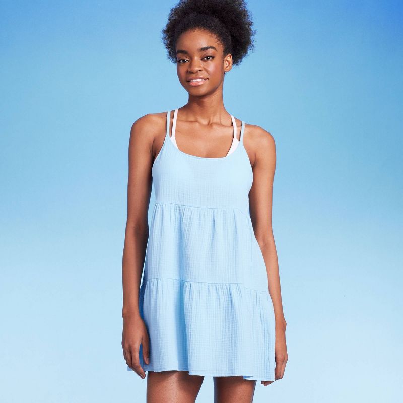 Women's Tiered Cover Up Mini Dress - Wild Fable™ | Target