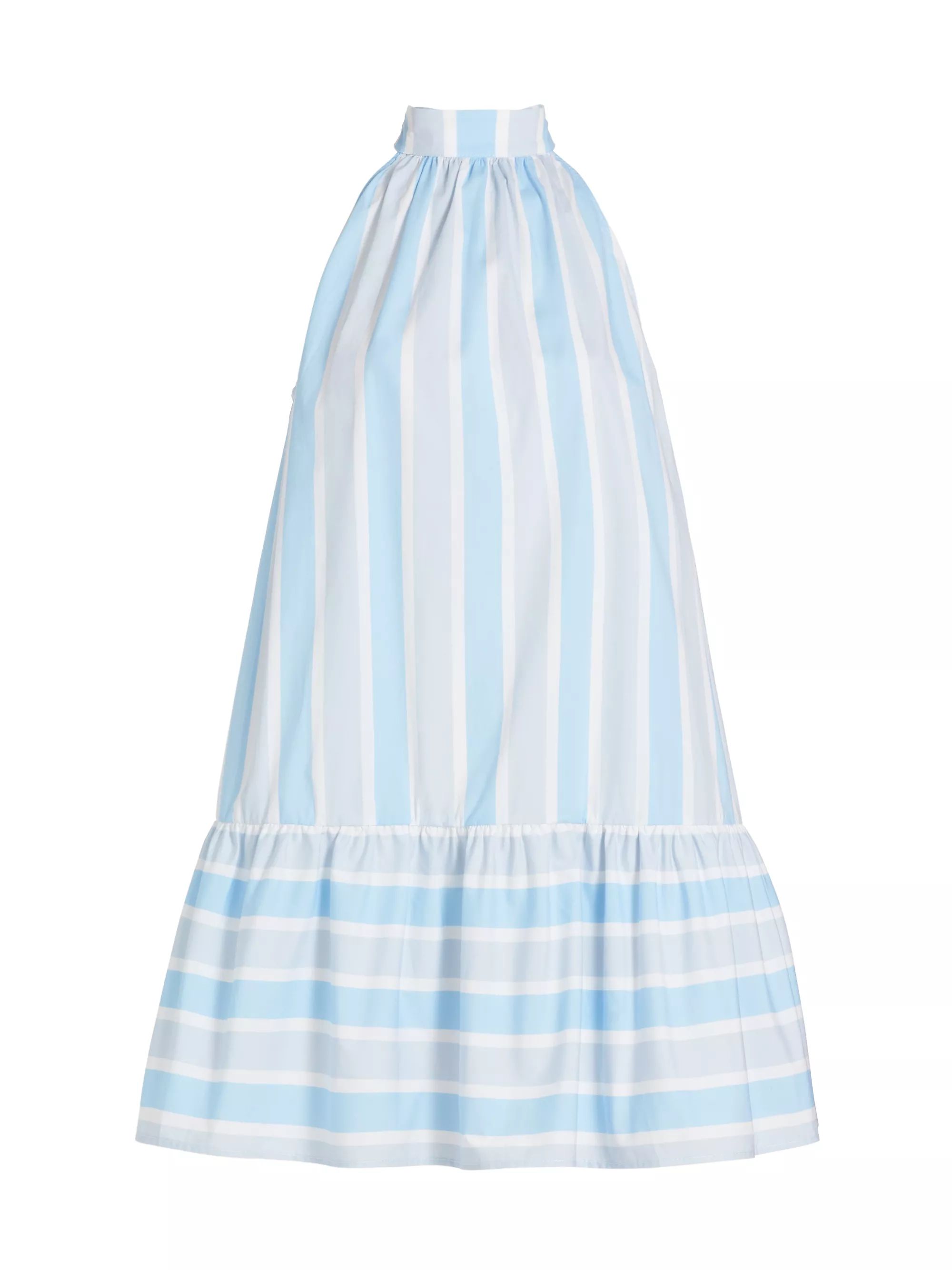Marlowe Stripe Stretch Cotton Minidress | Saks Fifth Avenue