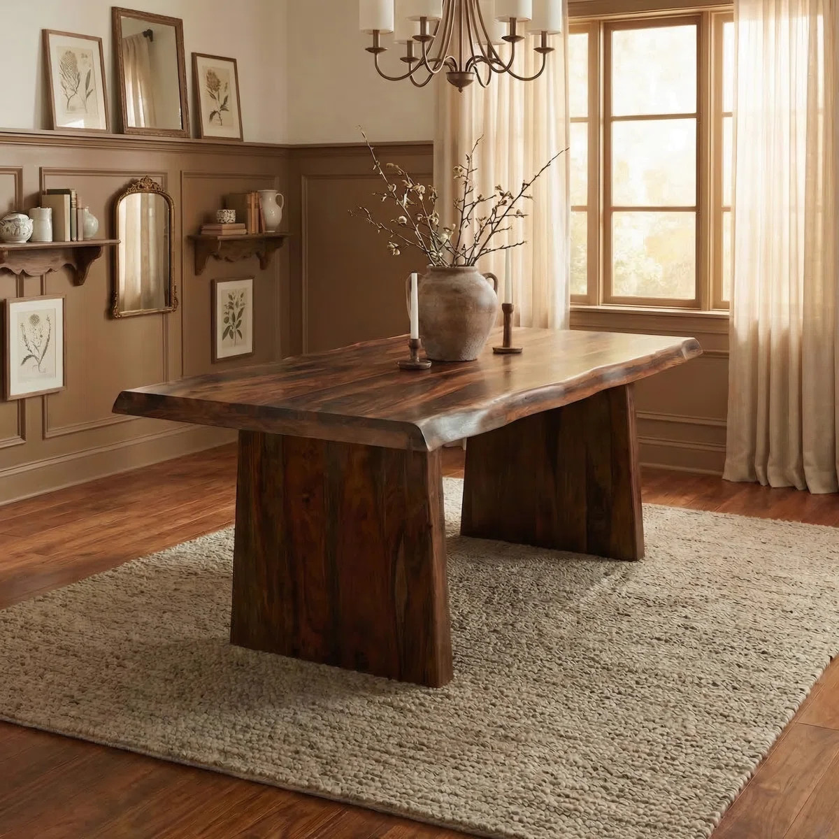 Chaliyah Solid Wood Dining Table | Wayfair North America