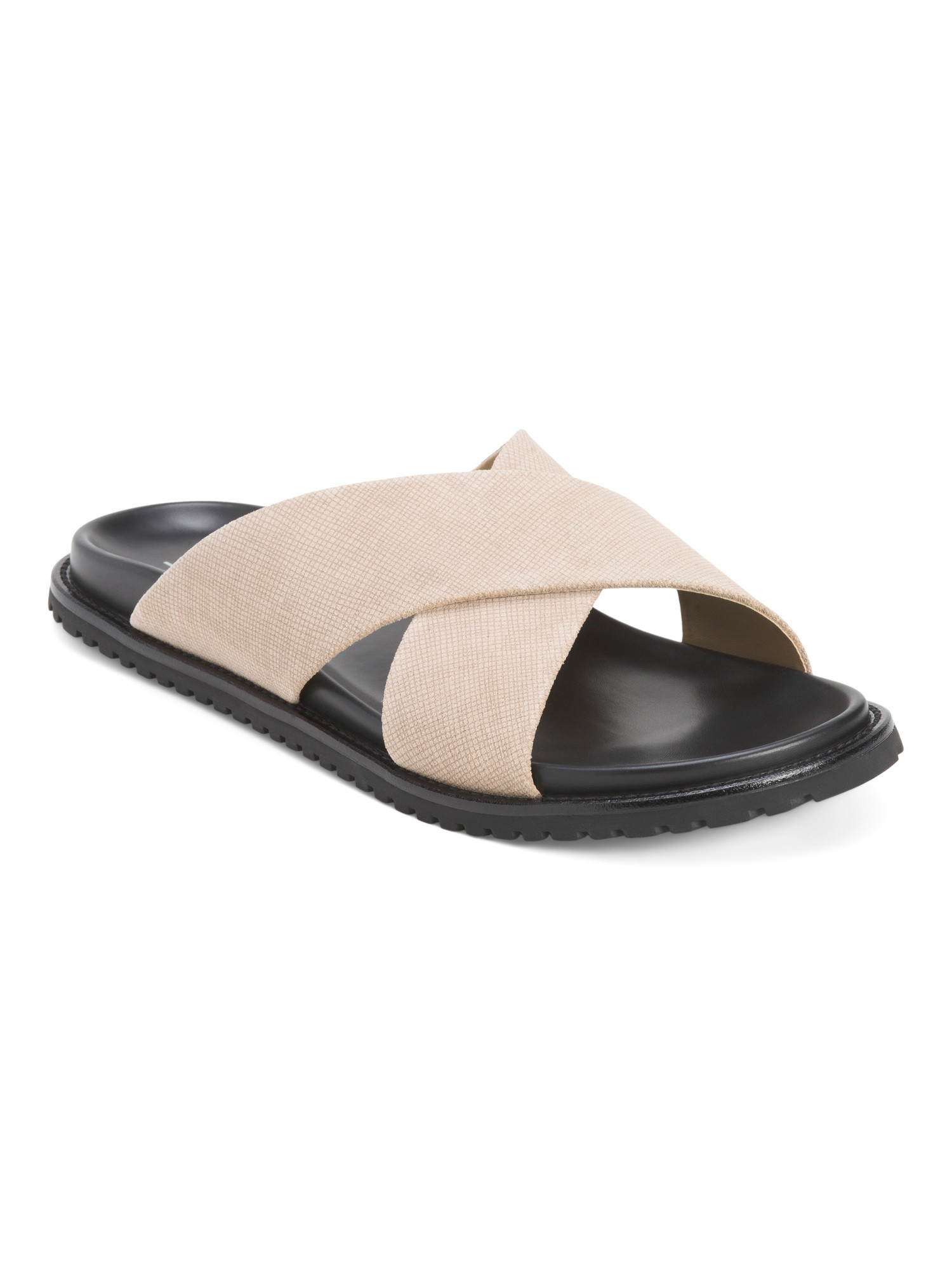 Men's Suede Cross Band Sandals | Accessories | Marshalls | Marshalls
