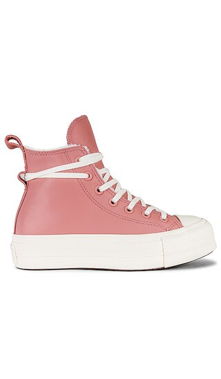 Chuck Taylor All Star Lift Sneaker in Rust Pink & Egret | Revolve Clothing (Global)
