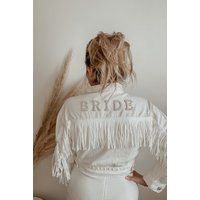 Bride Jacket, Wifey Jacket, Rodeo Bachelorette, Custom Bride Mrs Bridal Shower Gift, Bachelorette Ho | Etsy (US)
