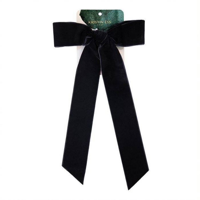 Kristin Ess Bow Slide - Black | Target