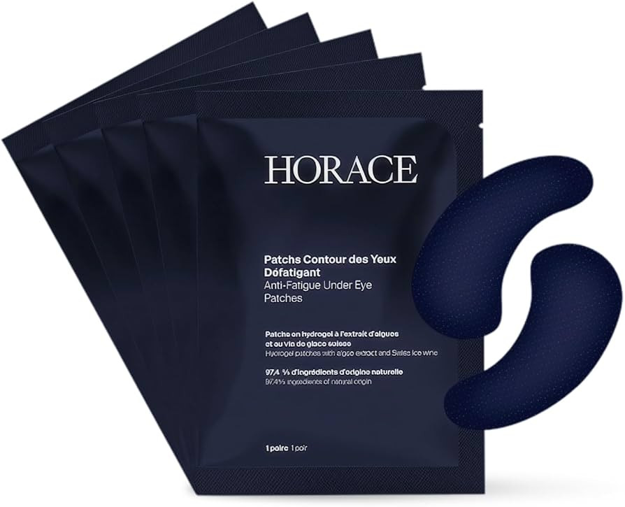 HORACE Anti-Fatigue Under-Eye Patches for Men - Dark Circle and Puffiness Reduction - Moisturisin... | Amazon (UK)