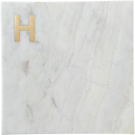 Boards by Bleu Monogram Marble Cheese Board, Hand Crafted White Marble Cutting Board, Personalize... | Amazon (US)