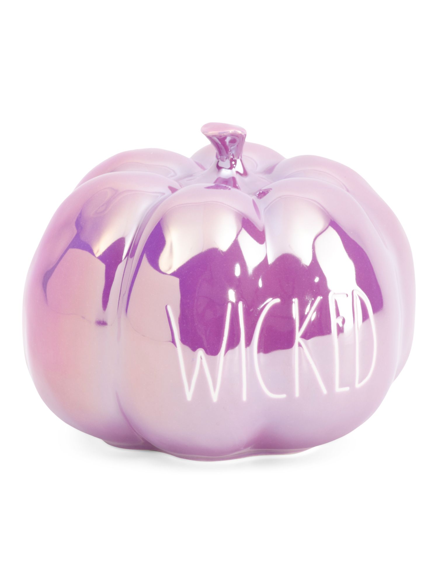 Luster Glaze Ceramic Wicked Pumpkin | TJ Maxx