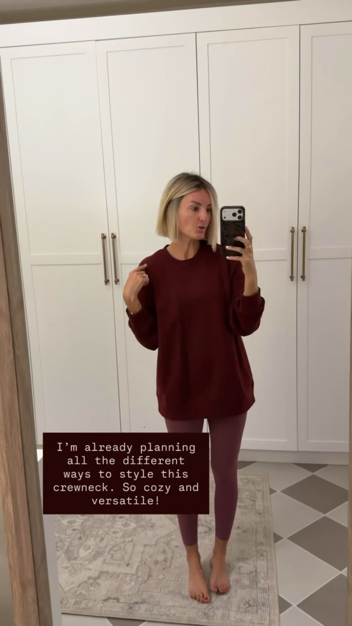 #SpanxPartner Already thinking of all the ways to style the @Spanx AirEssentials Crewneck this fall 🤎 So cozy + versatile! Wearing S. New customers can use code BRITTANYXSPANX for 15% off their first purchase + free shipping, excluding sales!

#LTKootd #LTKSeasonal #LTKSaleAlert
