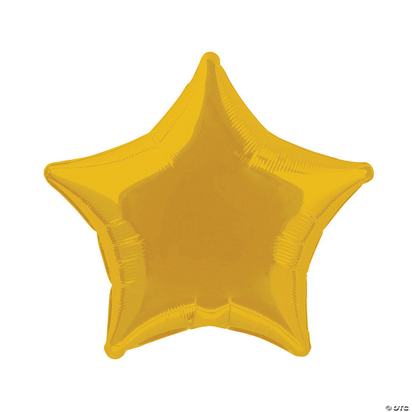 Gold Star 18" Mylar Balloon | Oriental Trading Company