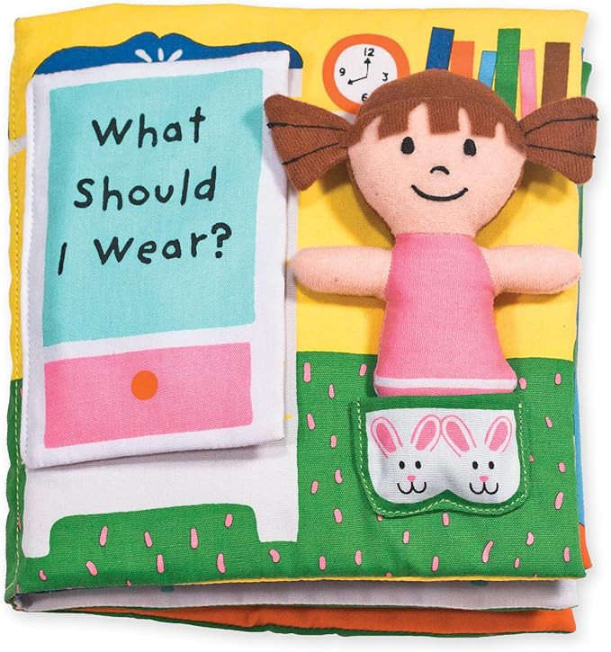 Melissa & Doug Soft Activity Baby Book - What Should I Wear? | Amazon (US)
