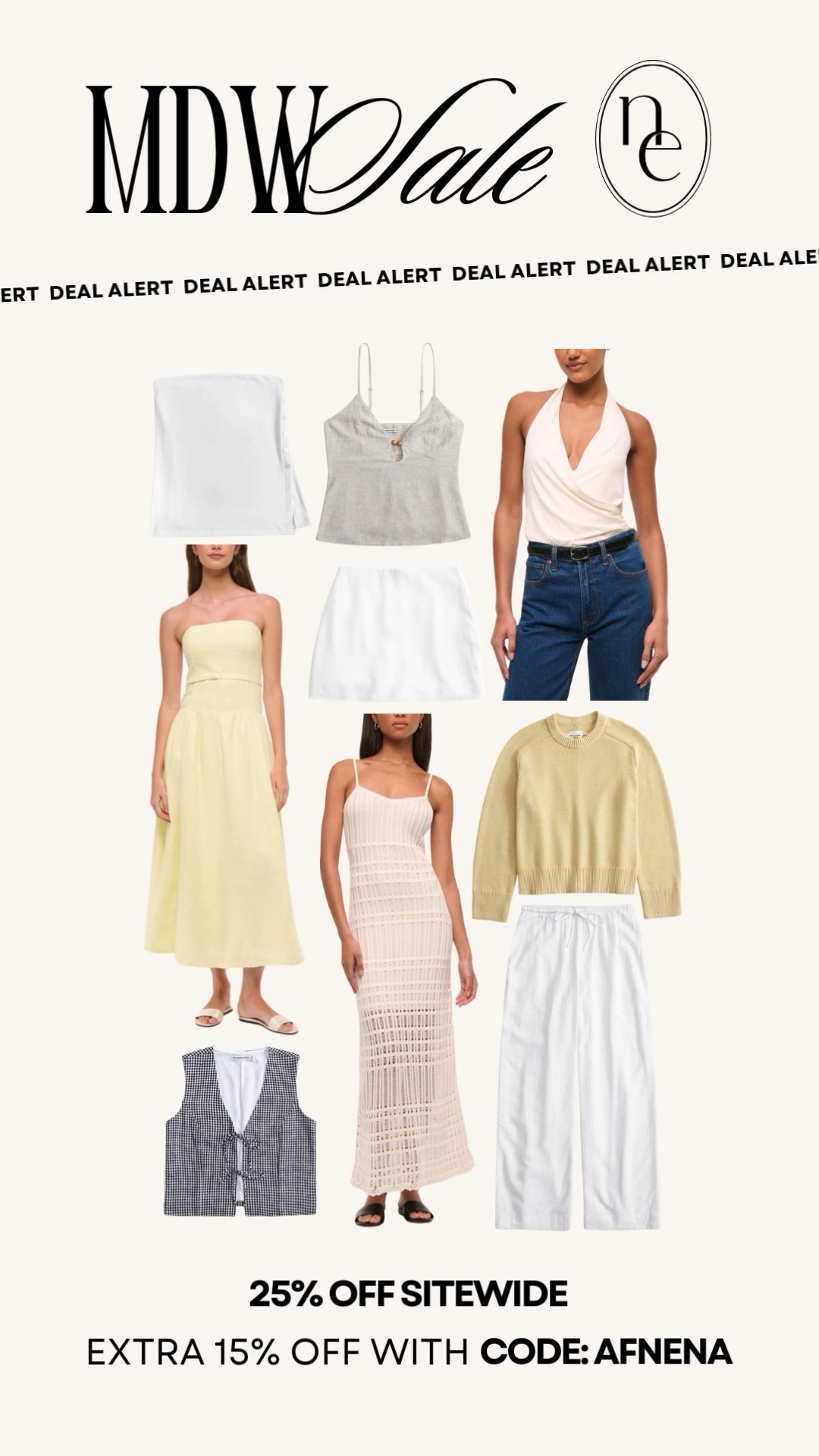 Use code AFNENA to save 15% OFF Abercrombie! The entire site is 25% off and my code stacks on top 🤩 


Summer outfit 
Summer dress
Mini skirt 
Linen pants 
Mini dress
Vacation outfit 

#LTKSaleAlert #LTKStyleTip #LTKFindsUnder100