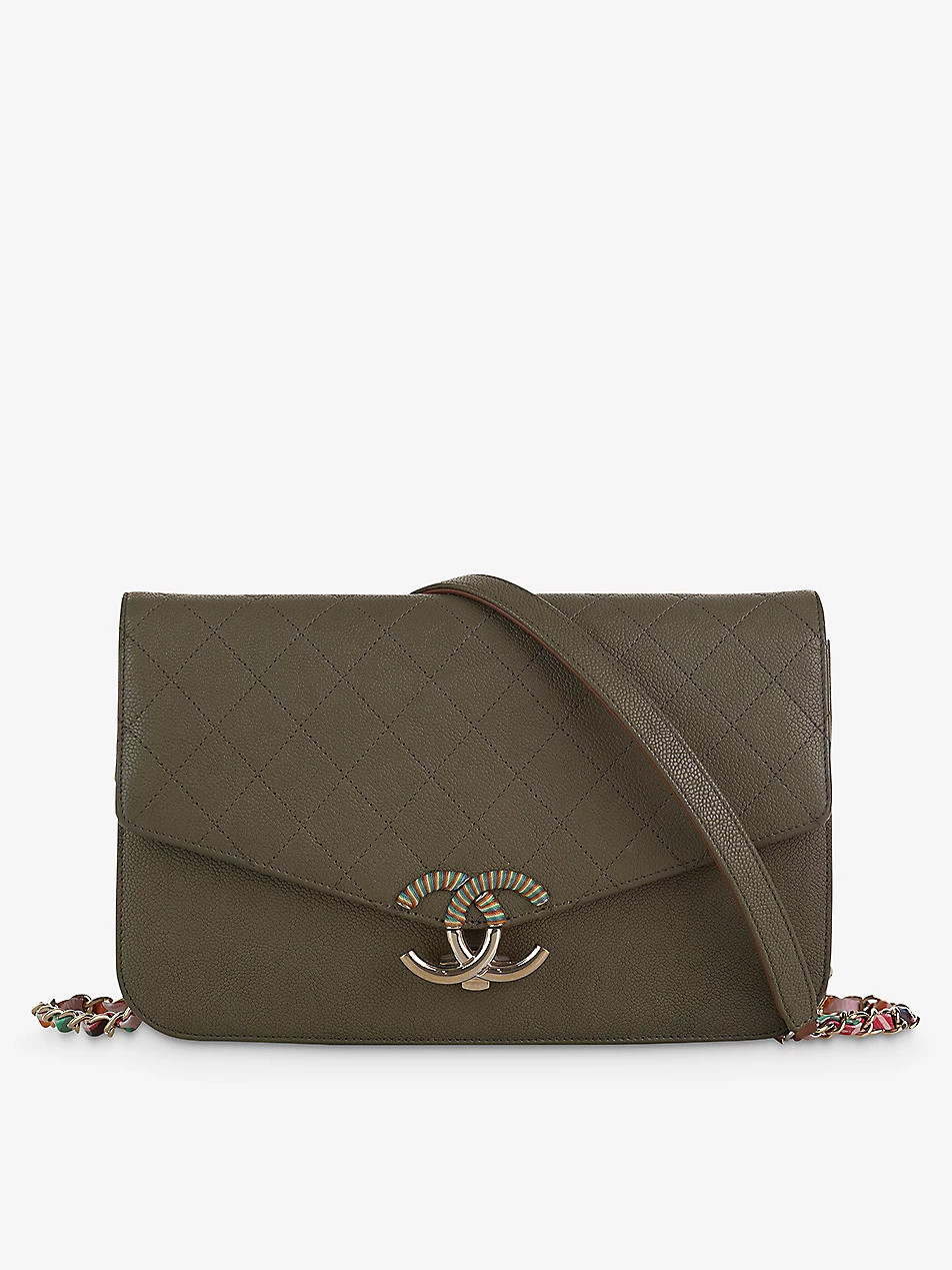 Pre-loved Chanel Cruise 2017 leather shoulder bag | Selfridges