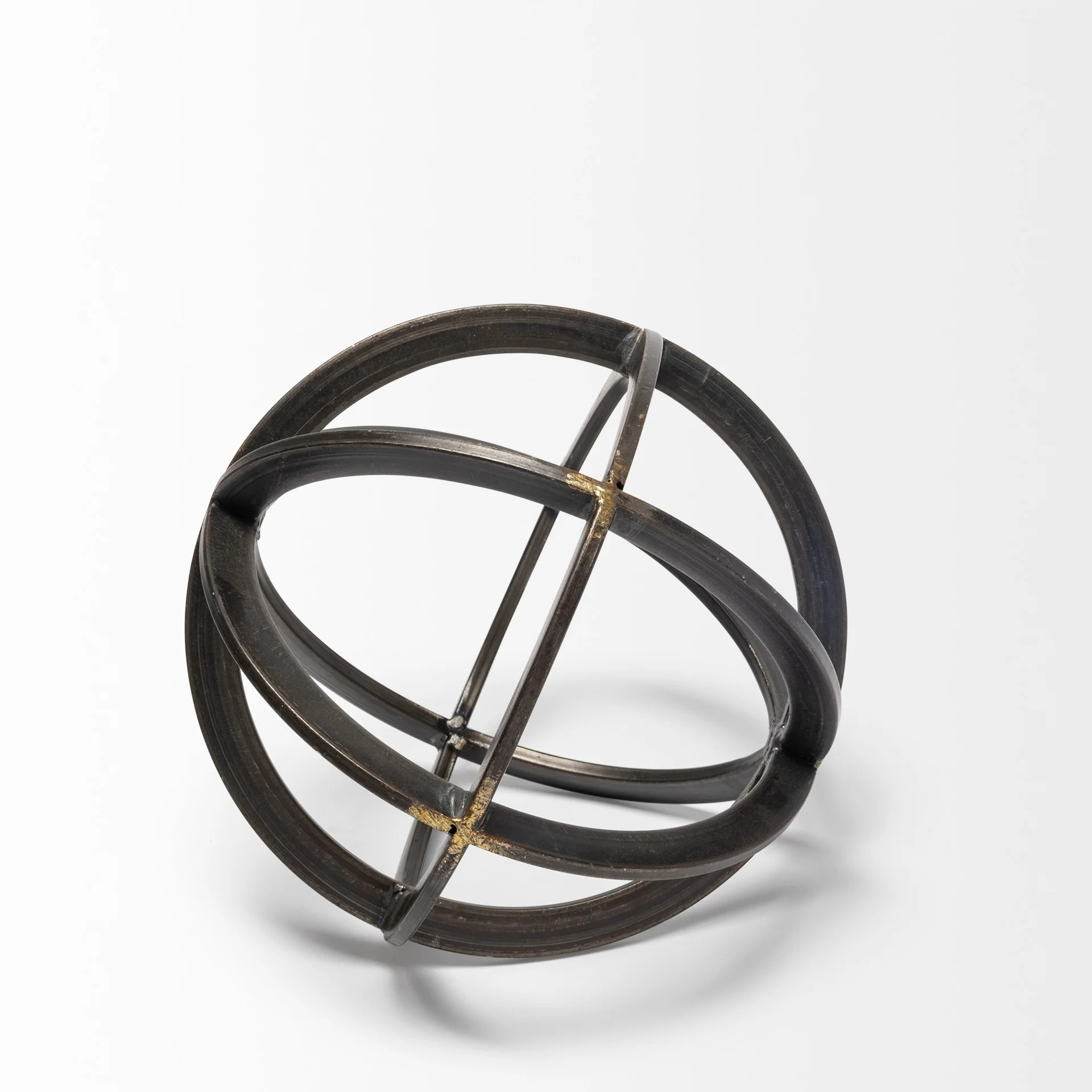 Petite Black Metal Circular Decorative Object | Shop Simon