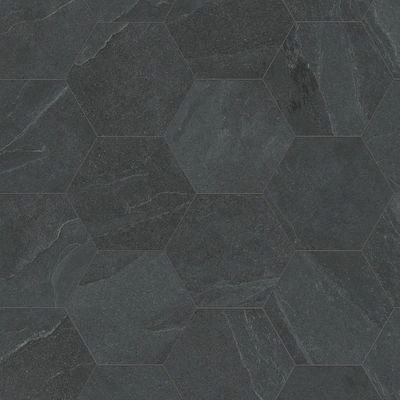 Satori Gios Graphite Hexagon 8-in x 10-in Matte Porcelain Floor and Wall Tile | Lowe's