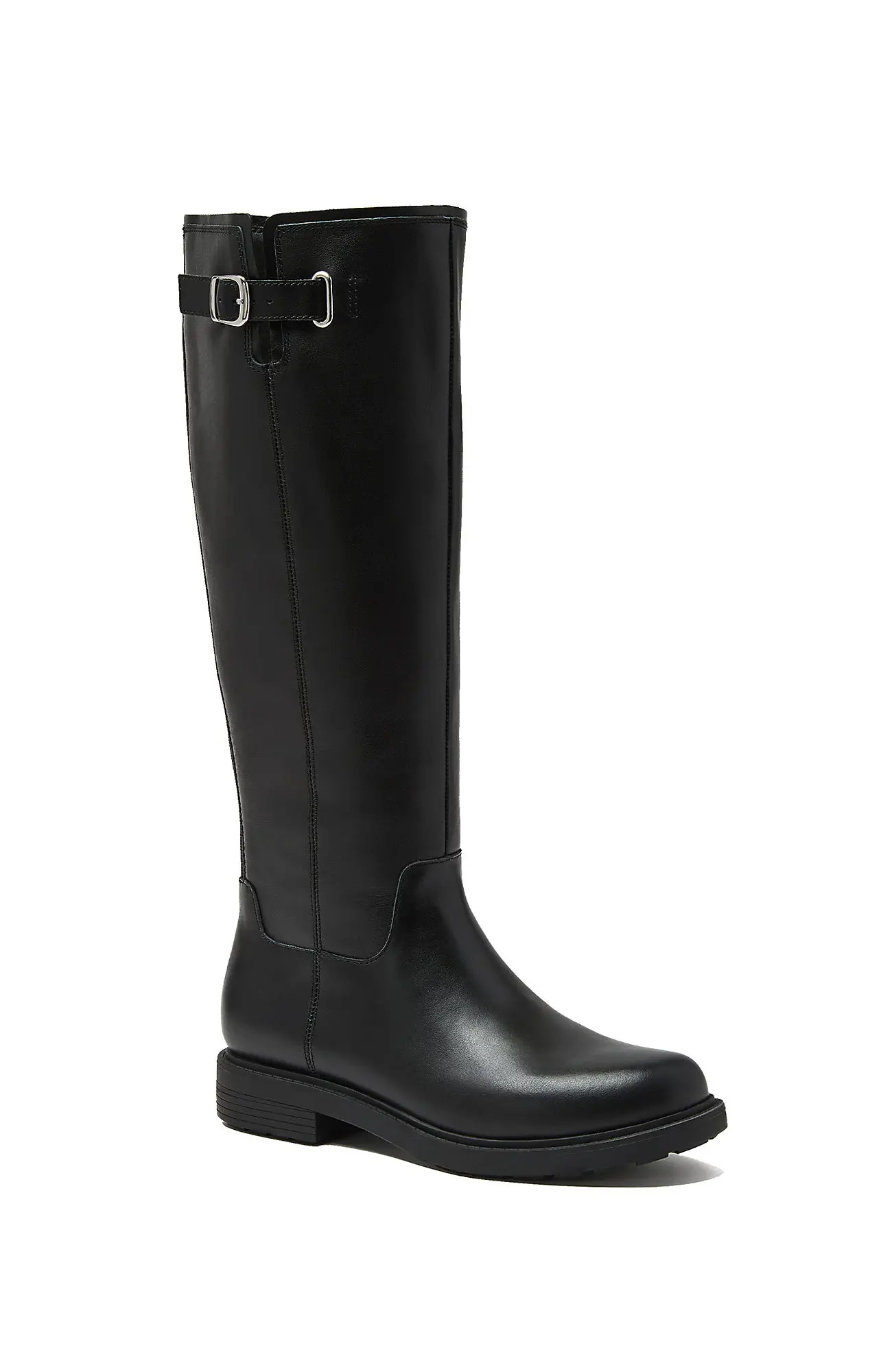 Lands' End Leather Knee High Riding Boots (Women) | Nordstrom | Nordstrom
