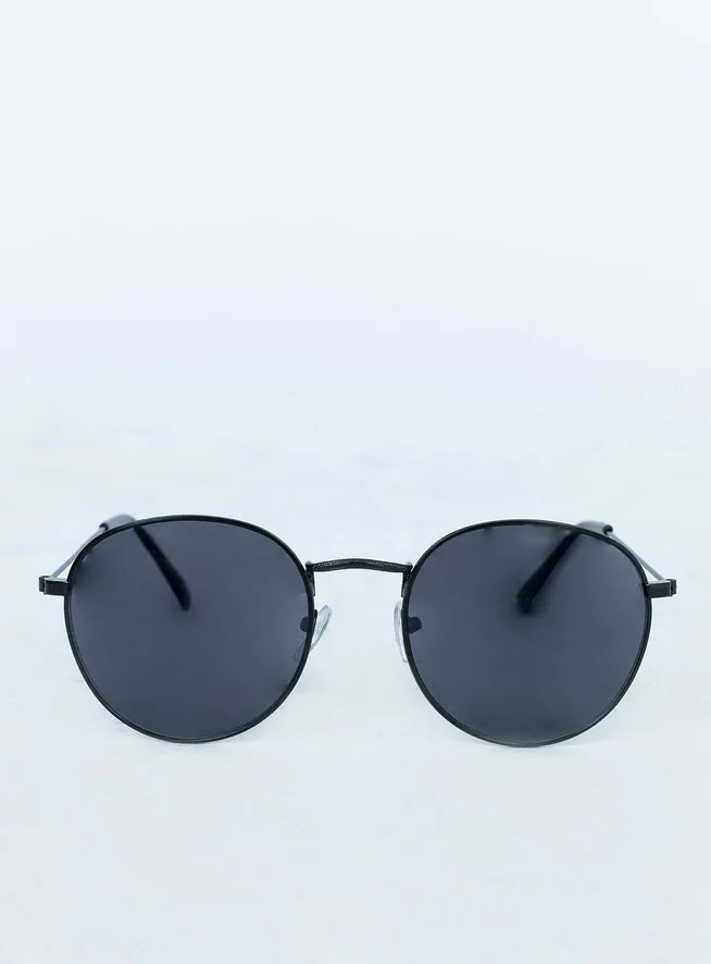 Golden Hour Sunglasses Black | Princess Polly US