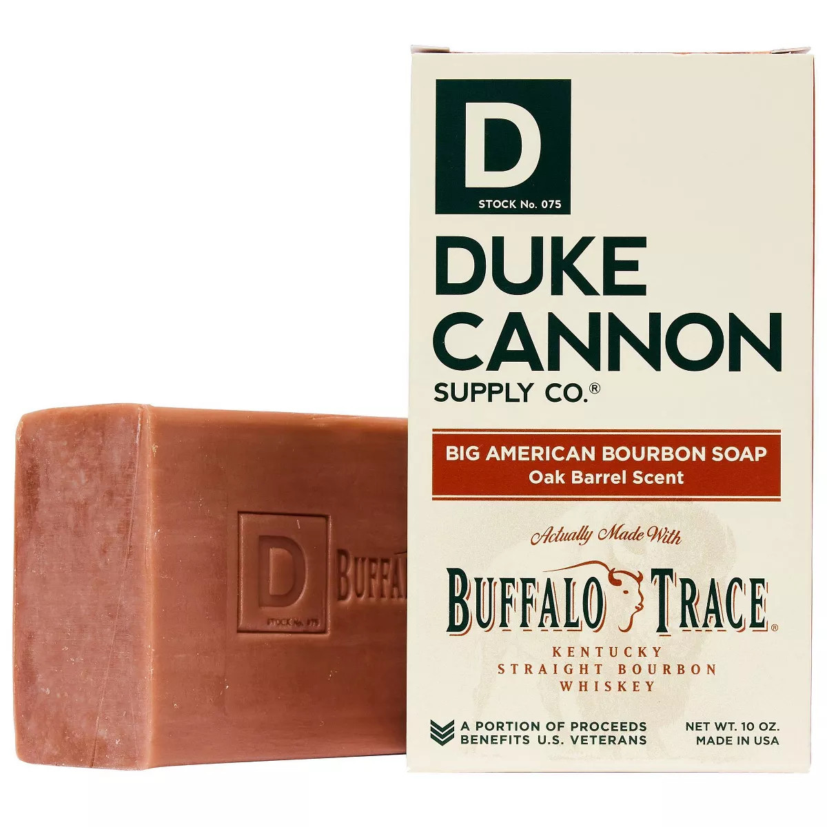 Duke Cannon Bourbon Big Brick of Soap - Oak Barrel & Amber Bar Soap for Men - 10 oz | Target