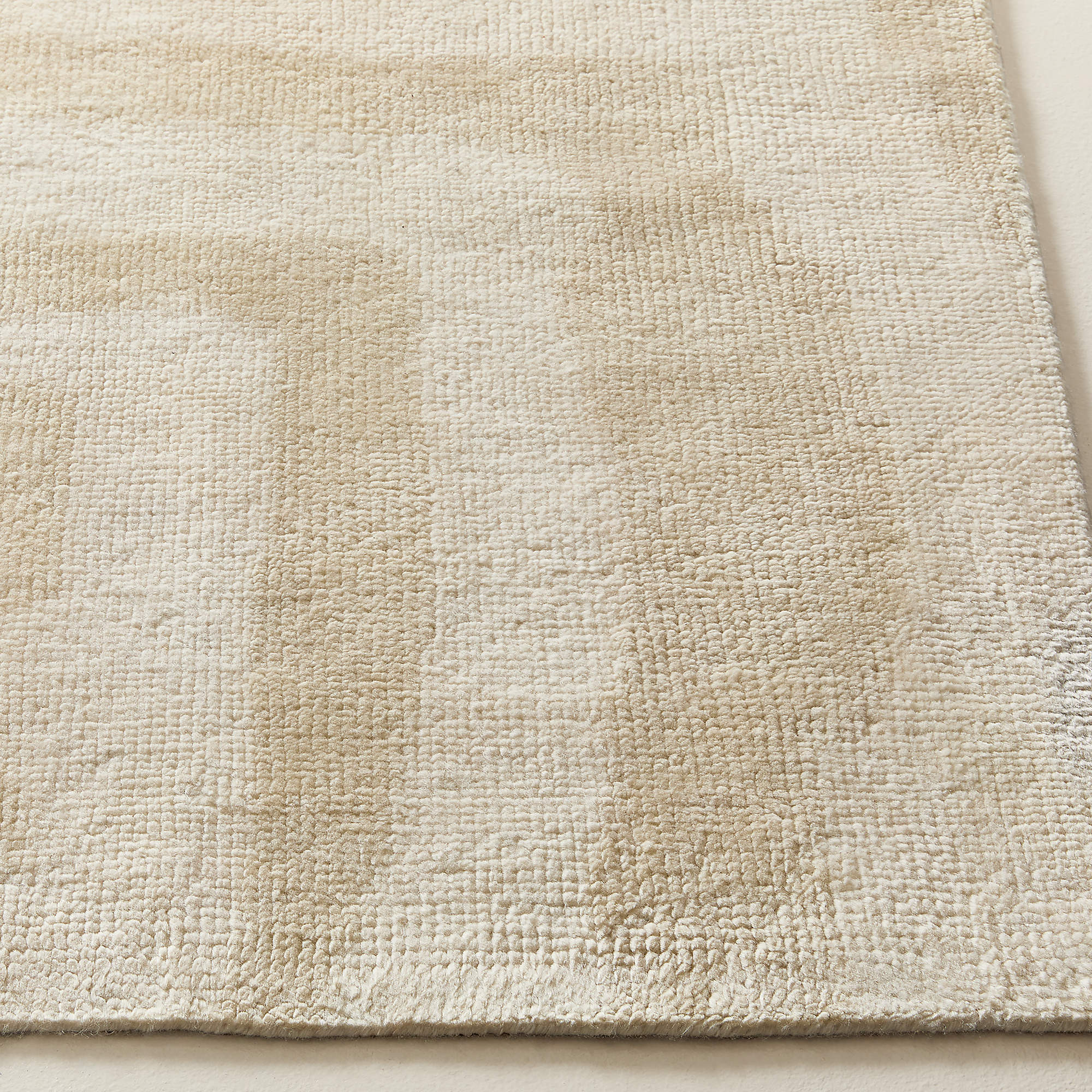 Leros Warm White Wool Area Rug 8'x'10' | CB2 | CB2