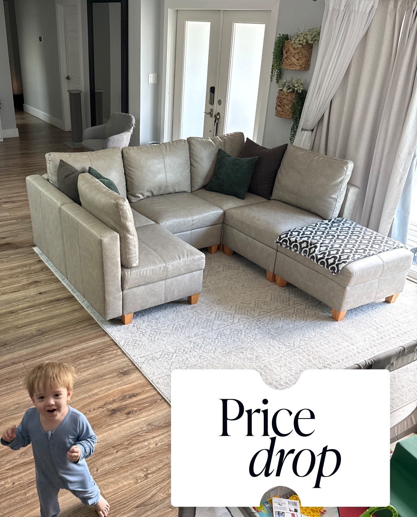 Affordable modular sectional with storage!! 

#LTKHome #LTKFamily #LTKSaleAlert