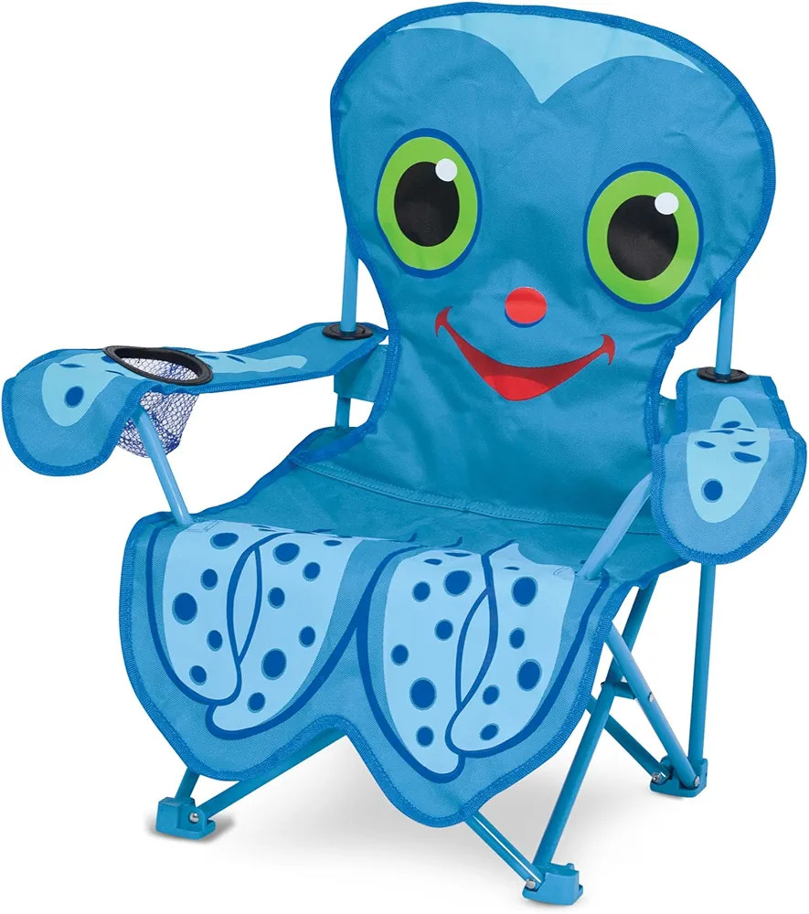 Melissa & Doug Sunny Patch Flex Octopus Folding Beach Chair For Kids (Frustration-Free Packaging) | Amazon (US)
