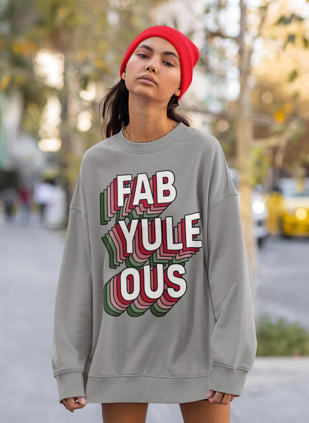 Fab Yule Ous Women's Christmas Sweatshirt, Christmas Shirt, Funny Christmas Sweater, Christmas Ju... | Etsy (US)