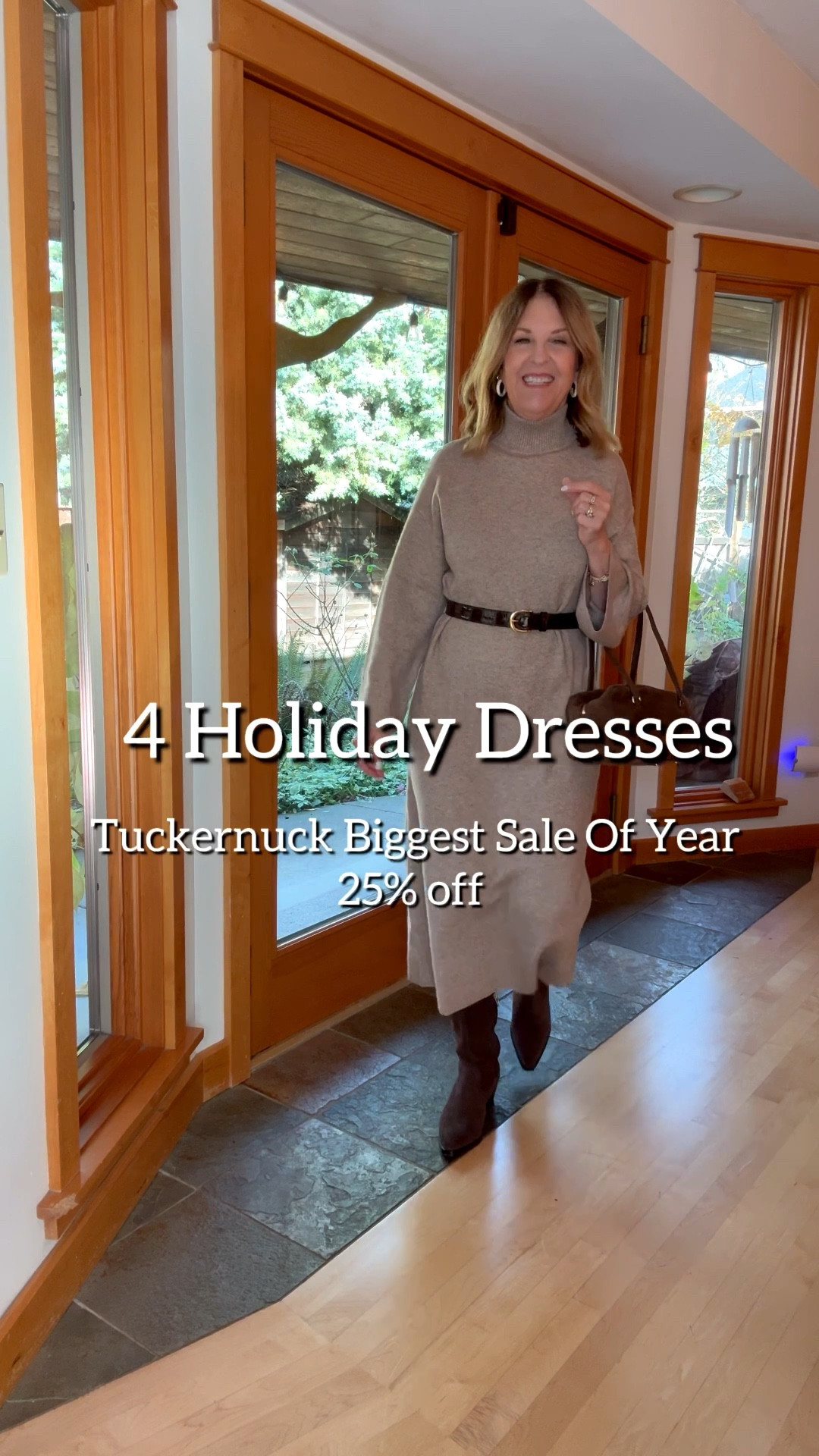 Tuckernuck’s biggest sale of the year is here — 25% off almost everything with code SHOWTIME. ✨

I’m wearing four holiday dresses that are festive and flattering for the season. 

Holiday dresses
Thanksgiving dress
Christmas dress
Wedding guest

Comment shop for these dresses and other Tuckernuck favorites on sale.

#LTKSaleAlert #LTKHoliday #LTKOver40
