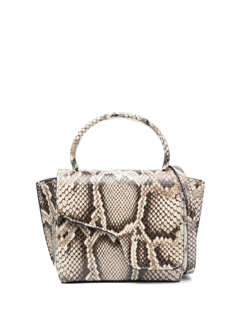 snakeskin-effect leather tote bag | Farfetch Global