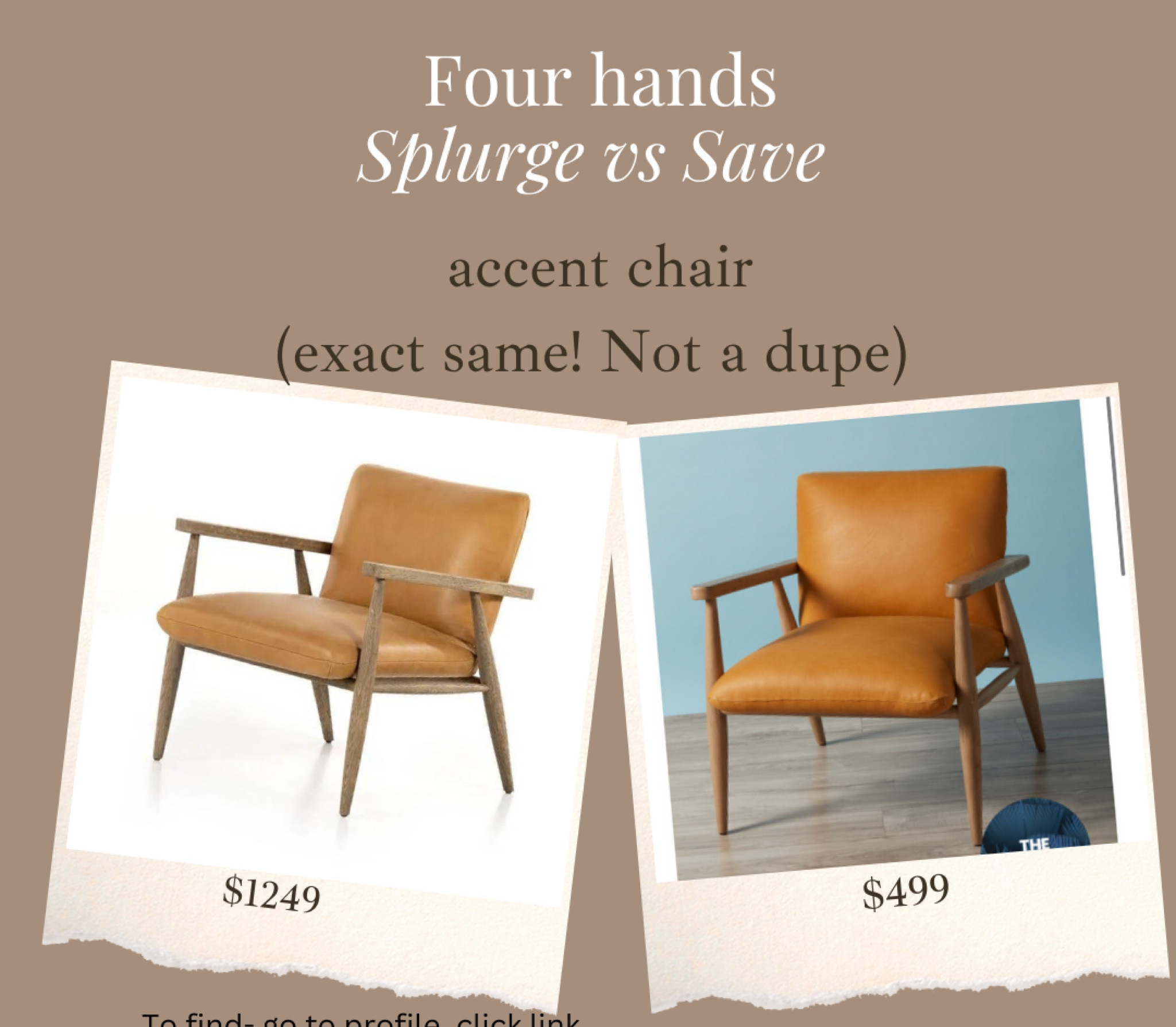 Four hands accent chair hot sale