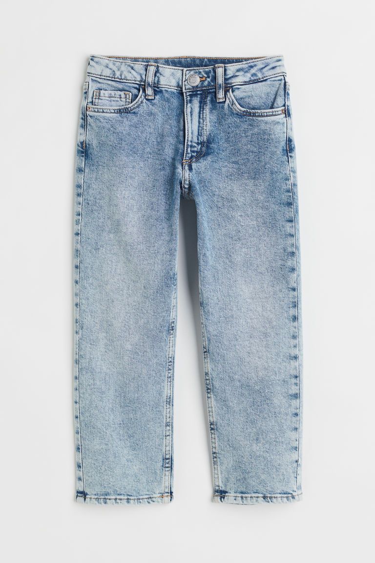 H & M - Comfort Stretch Straight Fit Jeans - Blue | H&M (US + CA)