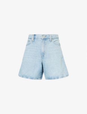 High-Rise Baggy Denim Shorts | Selfridges