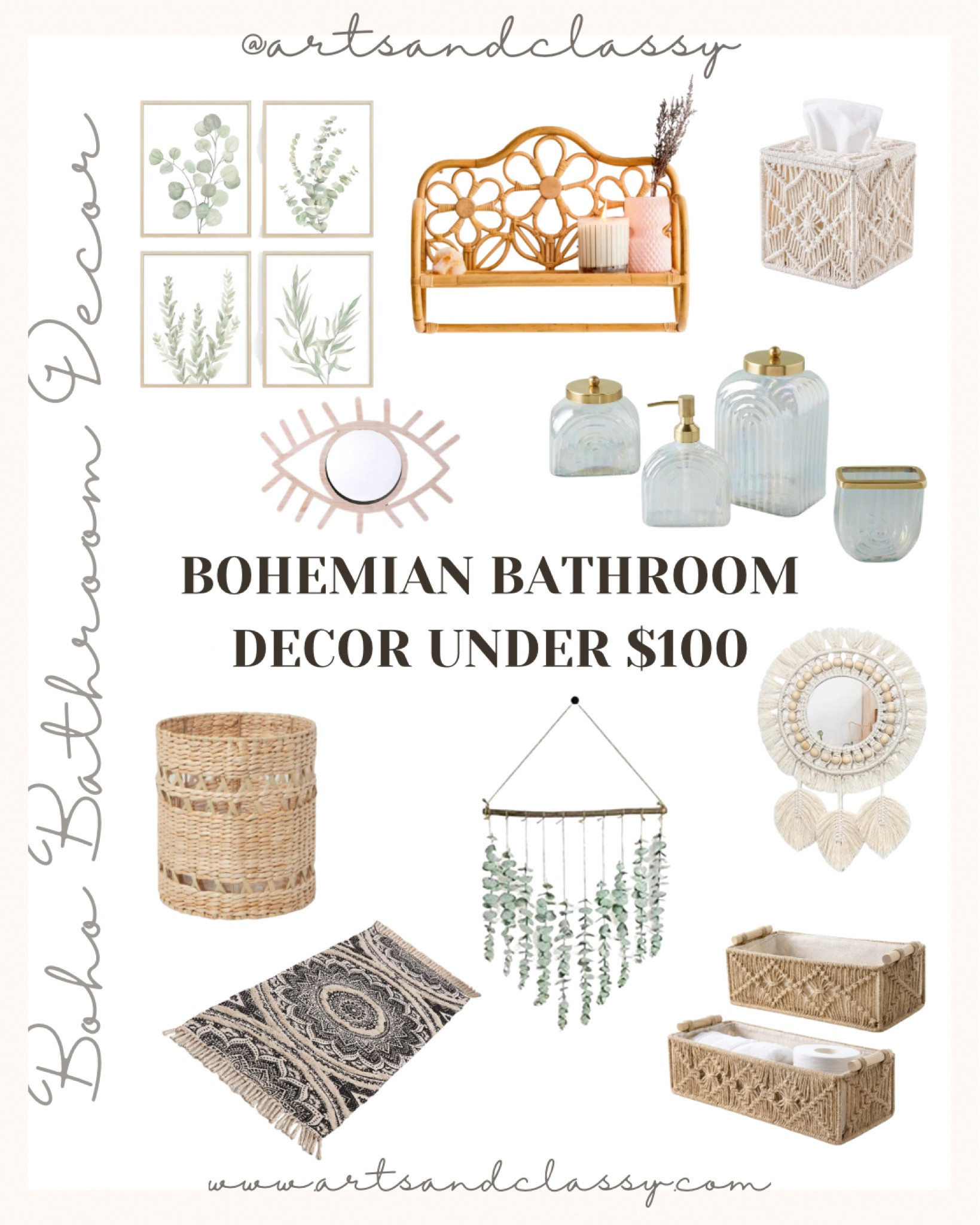 Dreaming of a boho-chic bathroom oasis? Create your own peaceful sanctuary without breaking the bank with these bohemian bathroom decor finds! 

#LTKFind #LTKhome #LTKunder100
